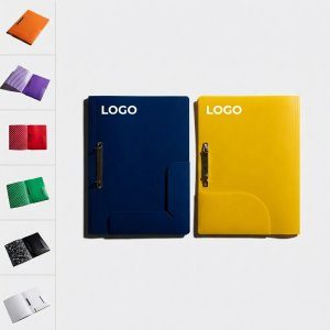 A4 2-Hole Punch Presentation Folder with Dual Pockets