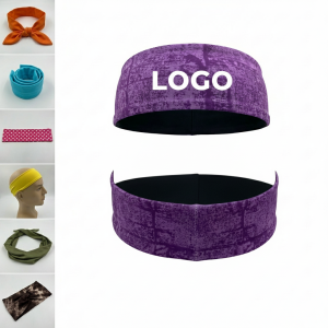 Sleek Performance Headband with Textured Pattern