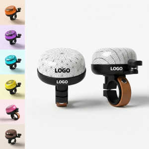 Geometric Pattern Aluminum & Plastic Bicycle Bell