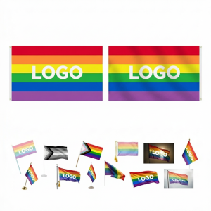 Full Color 3x5 ft Polyester Pride Flag - UV Resistant & Double Stitched