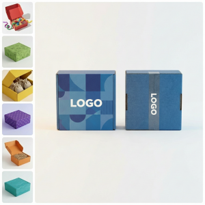 Custom Printed Cardboard Boxes in Assorted Colors